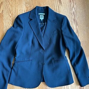 Black Anne Klein Executive 3 Pie e Suit - size 4